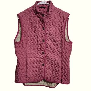 Barbour Fulbourn lightweight short gilet quilted vest womens size 10